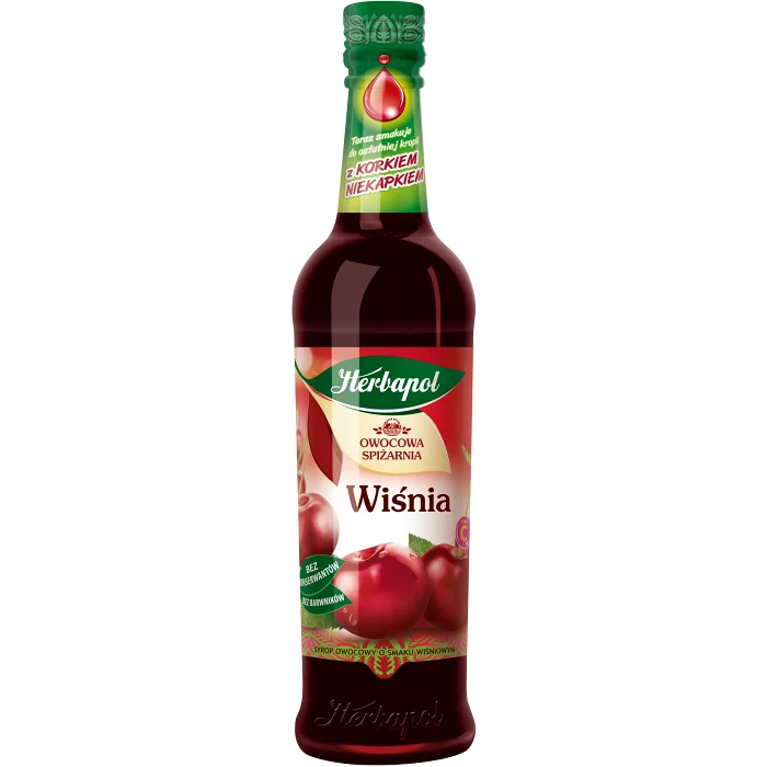 Körsbärssyrup 420ml Herbapol