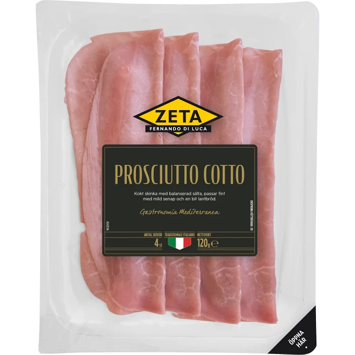 Prosciutto Cotto 120g Zeta