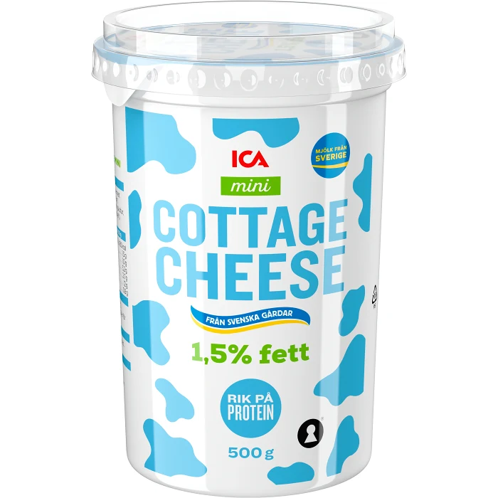 Cottage Cheese Mini Naturell 1,5% 500g ICA