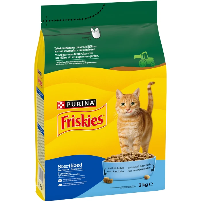 Kattmat Neutered Lax/Grönsaker 3kg Friskies