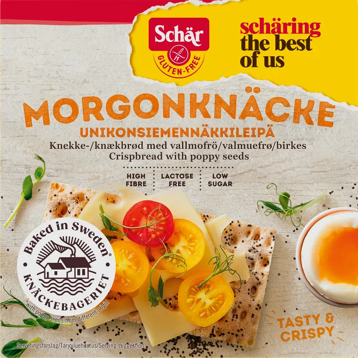 Morgonknäcke glutenfri 205g Schär