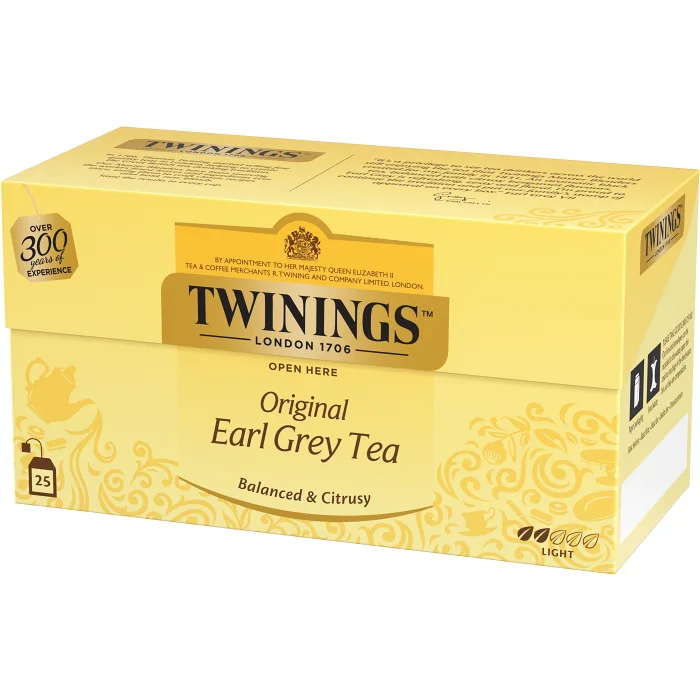 Earl grey te 25-p Twinings
