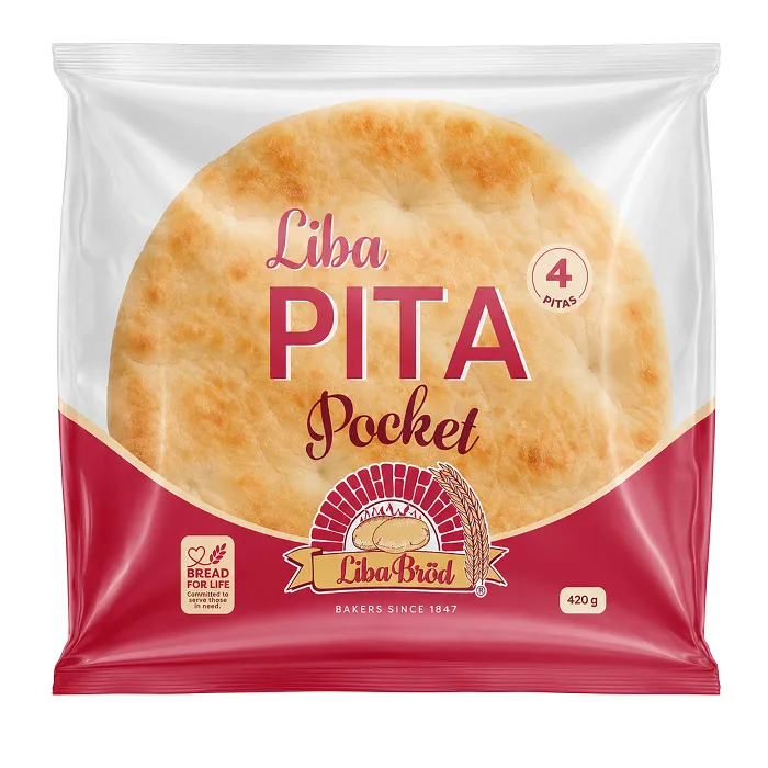 Bröd Real Pita 4p 420g Liba Bröd