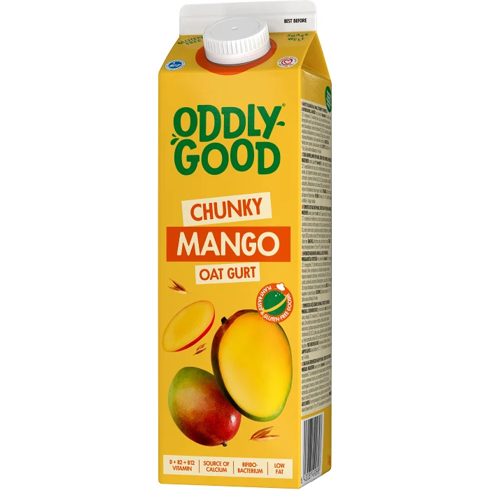 Havregurt Mango 1,4% 1000g Oddlygood®