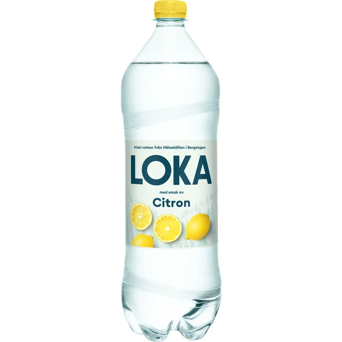 Vatten Kolsyrad Citron 1,5l Loka