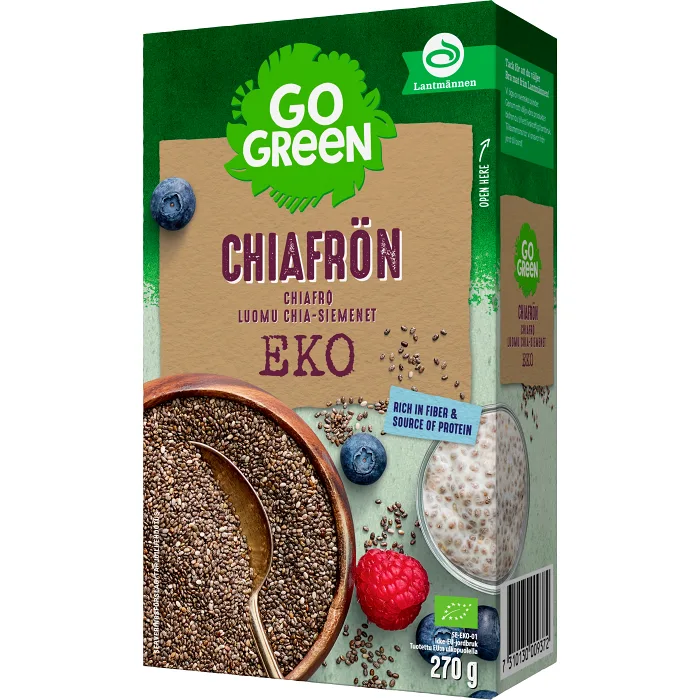 Chiafrön Ekologisk 270g GoGreen