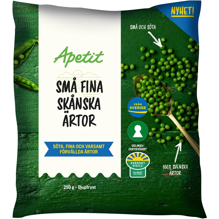 Små fina skånska ärtor 250g Apetit