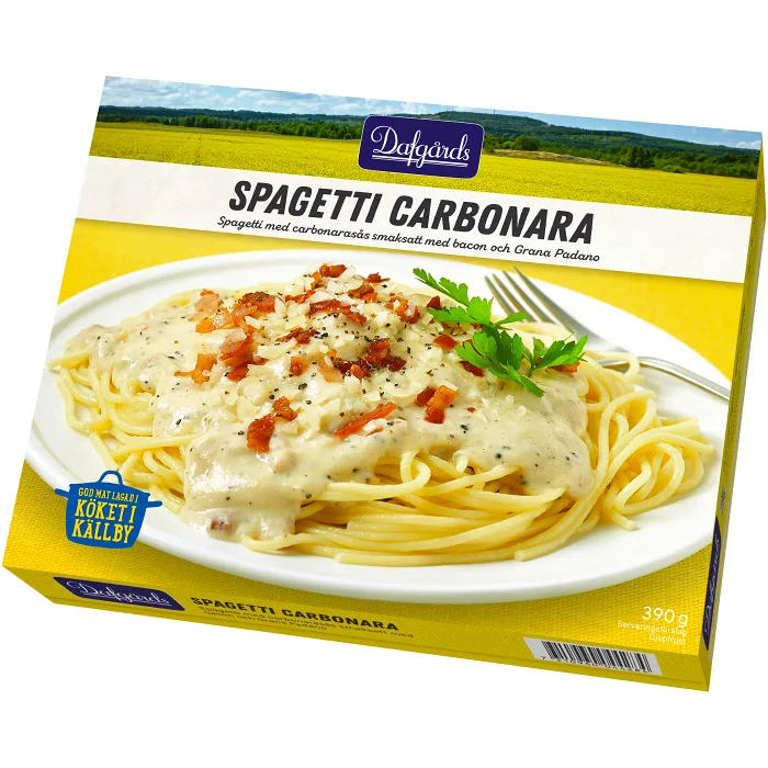 Spagetti carbonara 390g Dafgårds