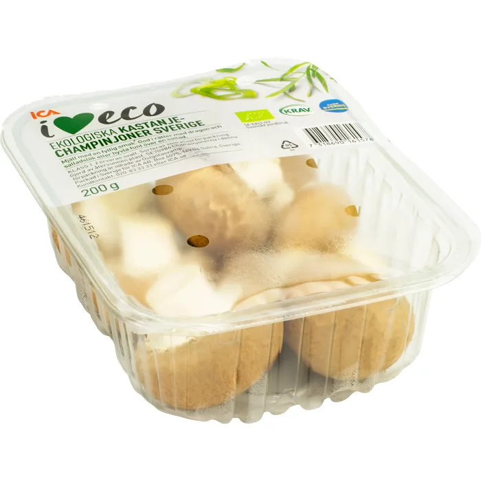 Kastanjechampinjon Ekologisk 200g ICA I love eco Klass 1
