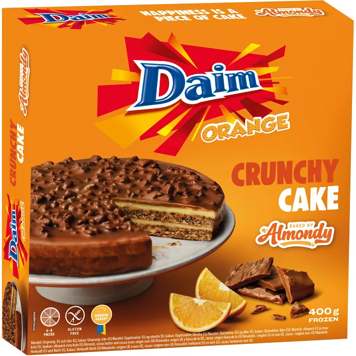 Daim orange 400g Almondy
