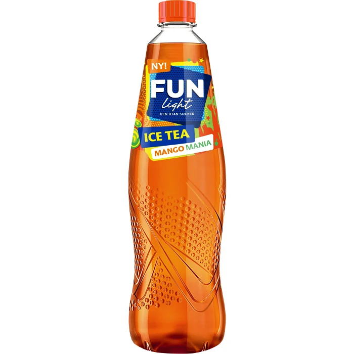 Lightdryck Ice Tea Mango mania Sockerfri 1l Fun Light