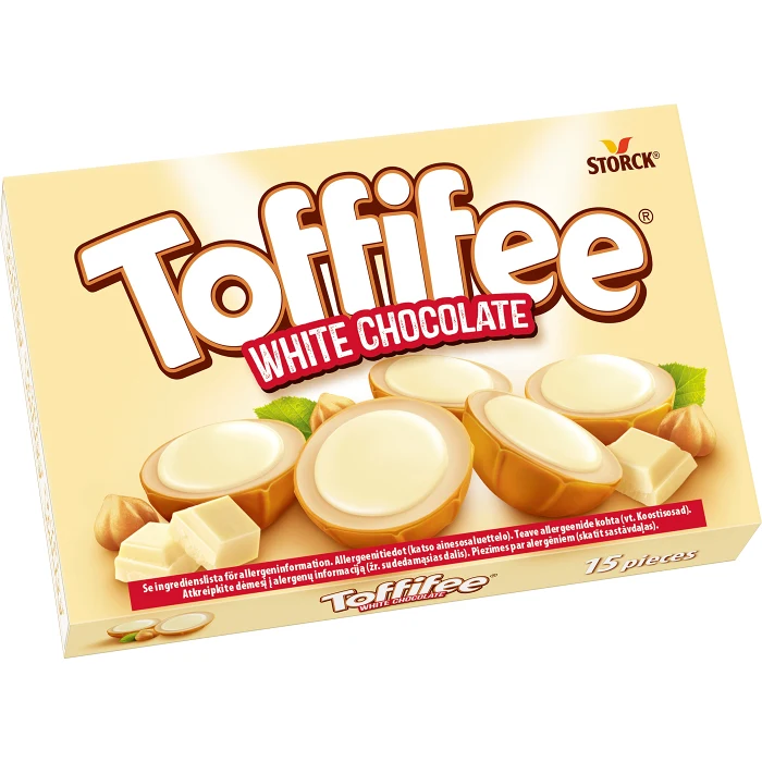 Chokladpralin White 15-p Toffifee