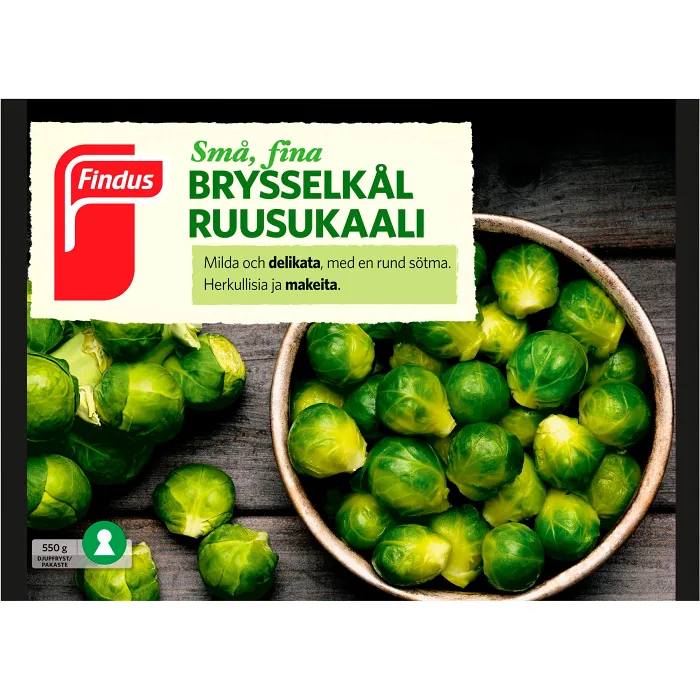 Brysselkål Fryst 550g Findus