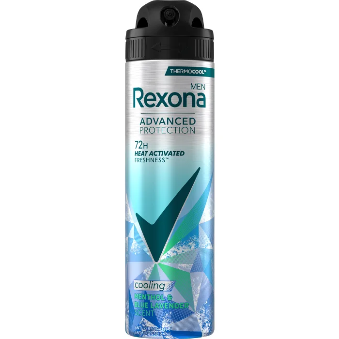 Deodorant Spray 72h Adv Menthol Lavender 150ml Rexona