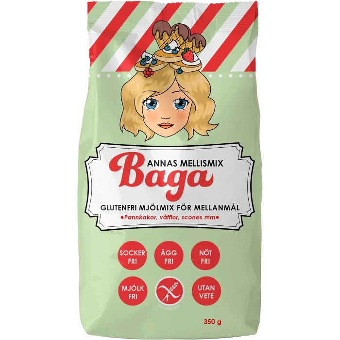 Annas Glutenfria Mellismix 350g BAGA