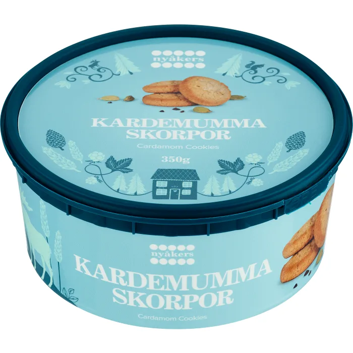 Skorpor kardemumma 350g Nyåkers
