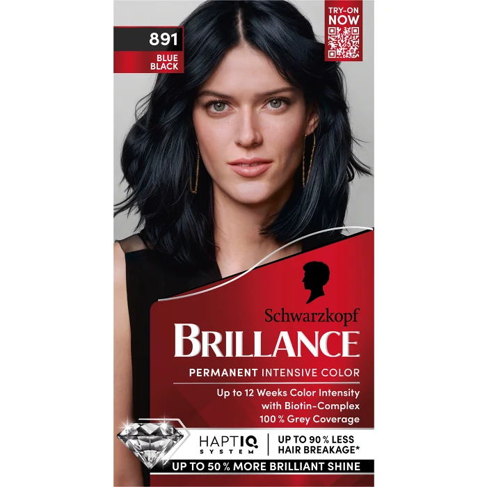 Hårfärg 891 Blue Black 1-p Brillance Schwartzkopf