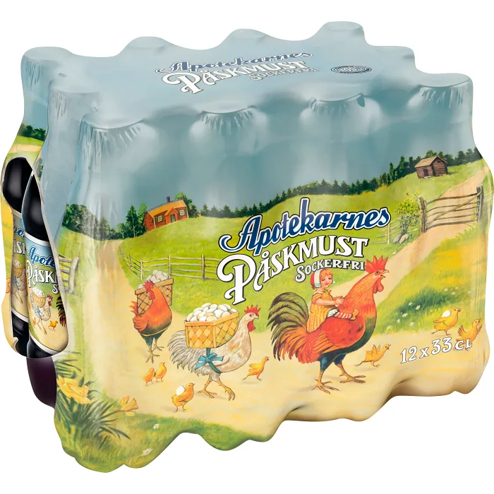 Läsk Påskmust Sockerfri 12-p 33cl Apotekarnes