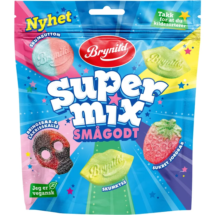 Godispåse Supermix Smågodt 220g Brynild