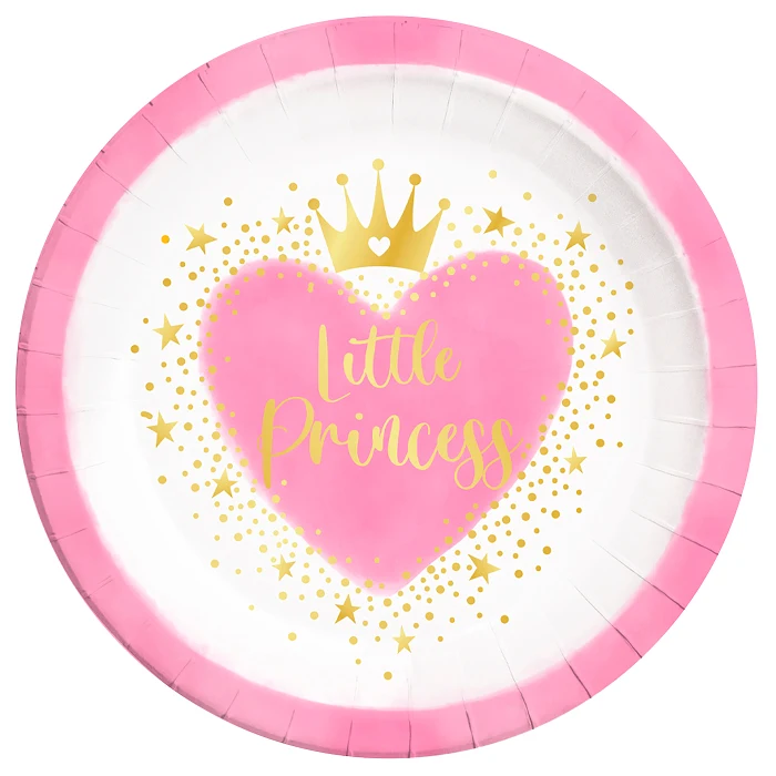 Tallrik Princess 23cm 8-p Decorata Party