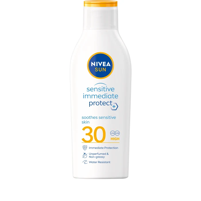 Solkräm Sensitive Immediate Protect Sun Lotion SPF30 200ml NIVEA SUN
