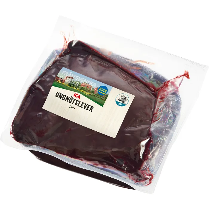Ungnötslever i bit ca 550g ICA