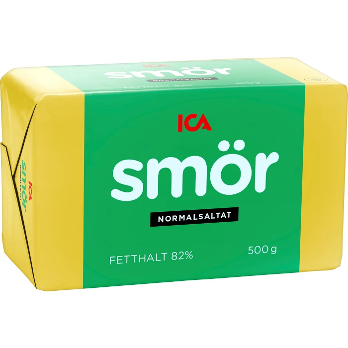 Smör Normalsaltat 82% 500g ICA