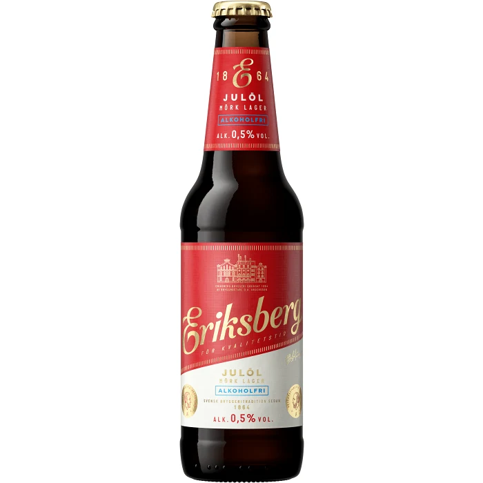 Öl Jul Mörk Lager Alkoholfri 33cl Eriksberg