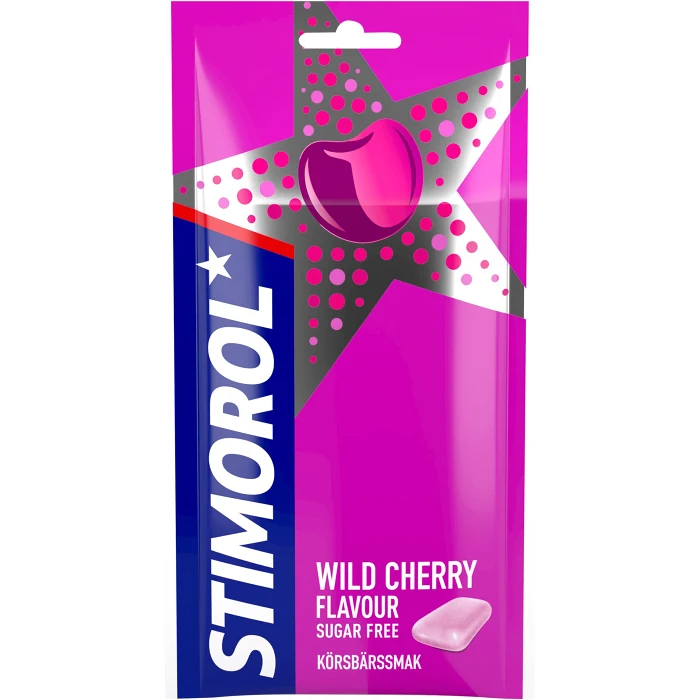 Tuggummi sockerfri Wild Cherry 30g Stimorol