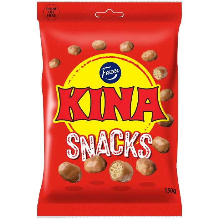 Kina Röd Snacks 150g Fazer