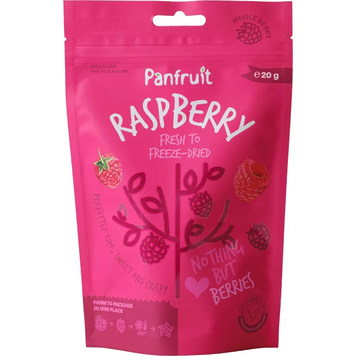 Hallon frystorkade 20g Panfruit