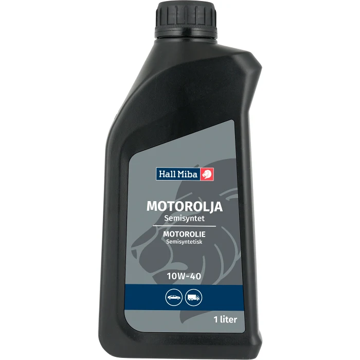 Motorolja Semisyntet 10W40 1L Hall Miba