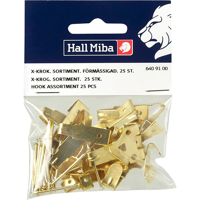 X-krokar 25p Hall Miba