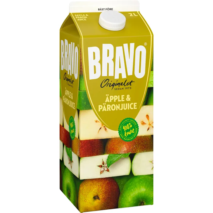 Juice Äpple & Päron 2l Bravo