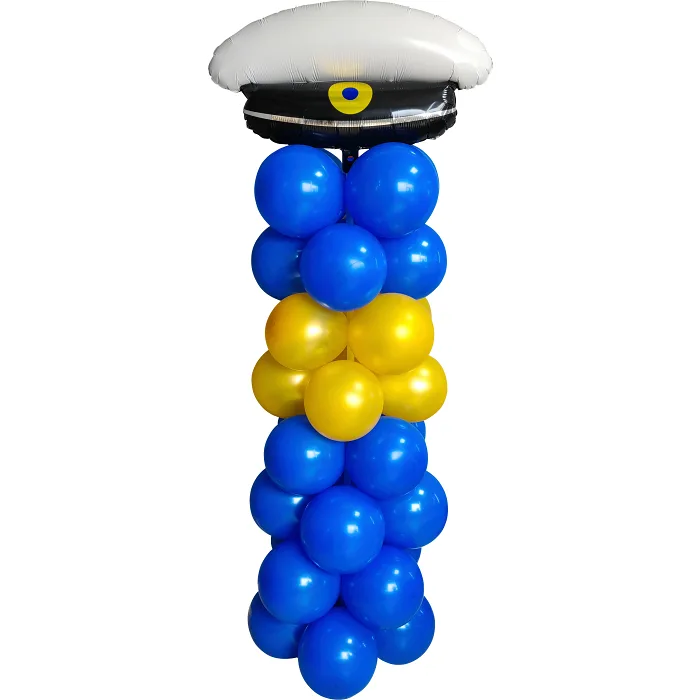 Ballongpelare Student 180cm Festive