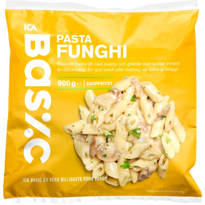 Pasta funghi 900g ICA Basic