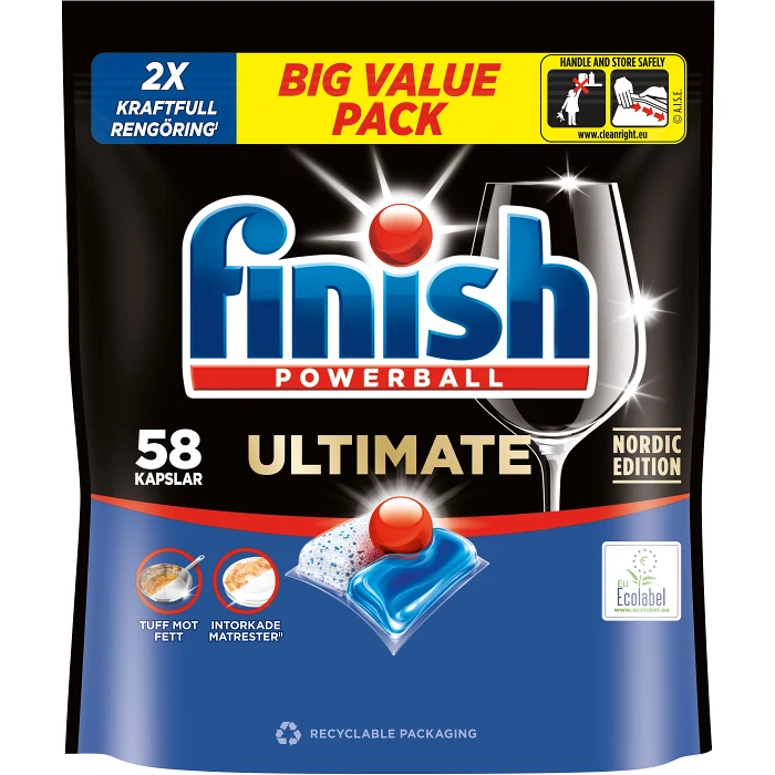 Maskindisk Ultimate AiO Disktabletter 58 Styck Finish