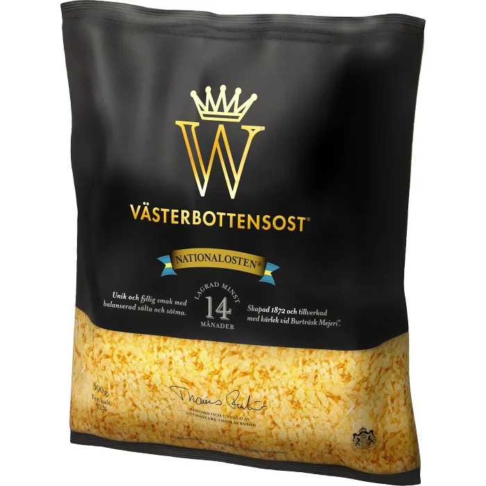 Västerbottensost® Riven Ost 500g 32 %