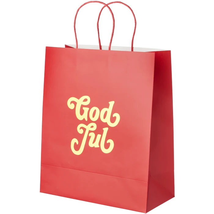 Presentpåse God jul 26x31cm