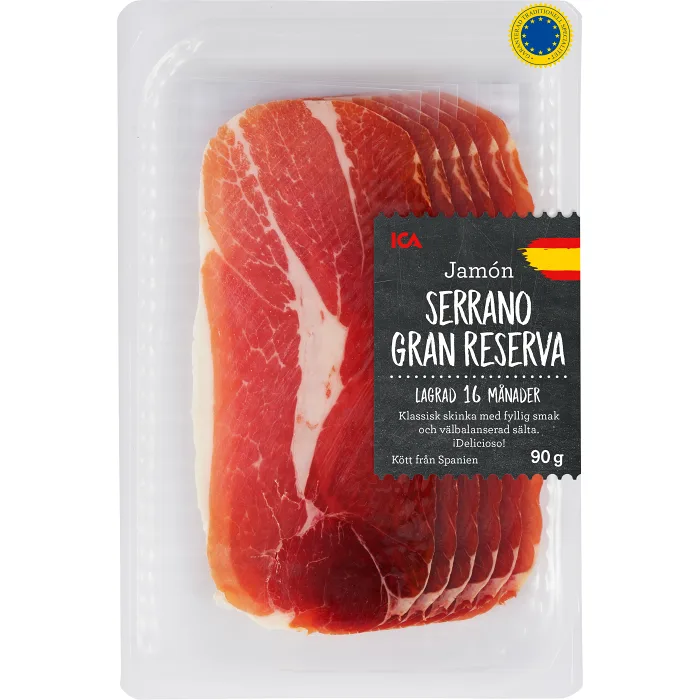 Skinka Jamon gran reserva Lufttorkad 90g ICA