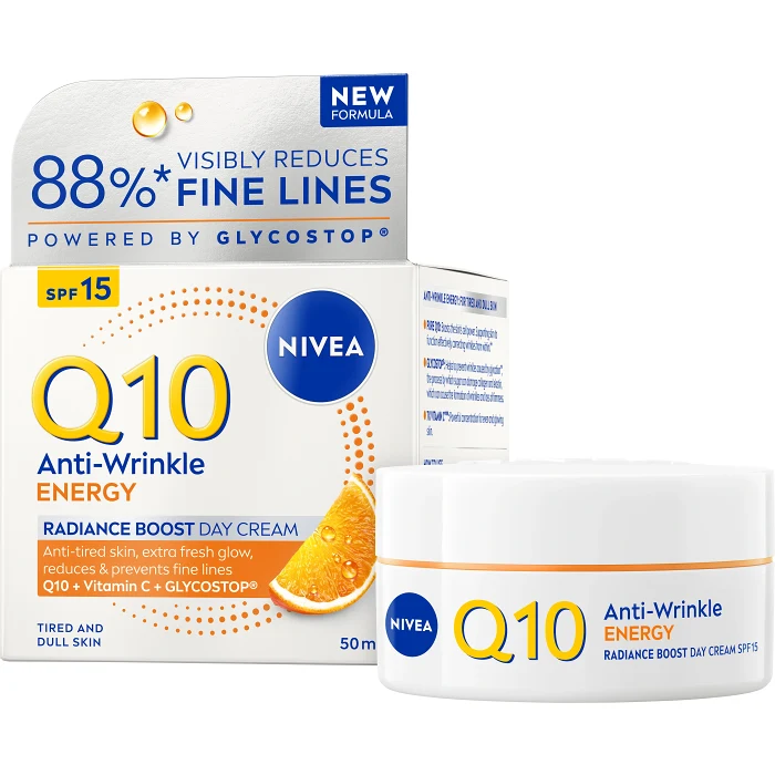 Dagkräm Q10 Energy Healthy Glow Day Cream SPF15 50ml Nivea