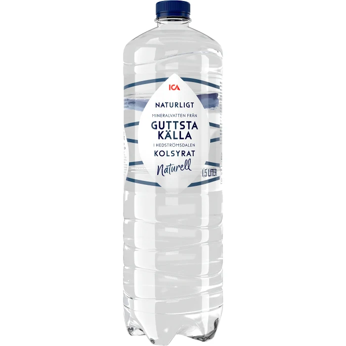 Kolsyrat vatteln Naturell 1.5l ICA