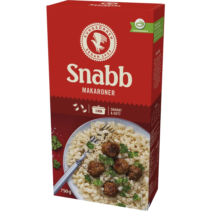 Snabbmakaroner 750g Kungsörnen