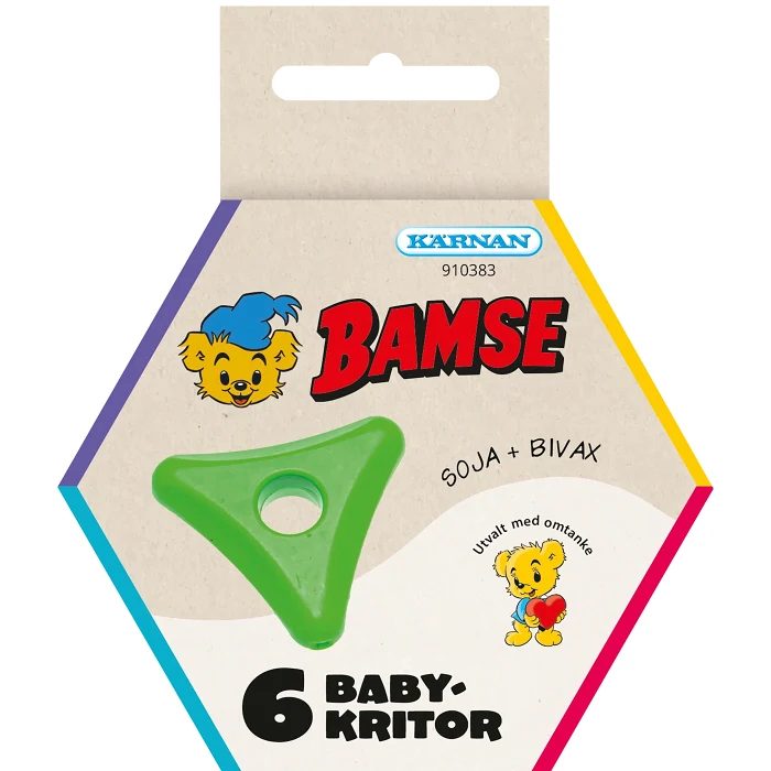 Kritor baby Bamse 6-p Kärnan