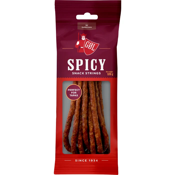 Ölkorv Salami String Spicy 120g Göl