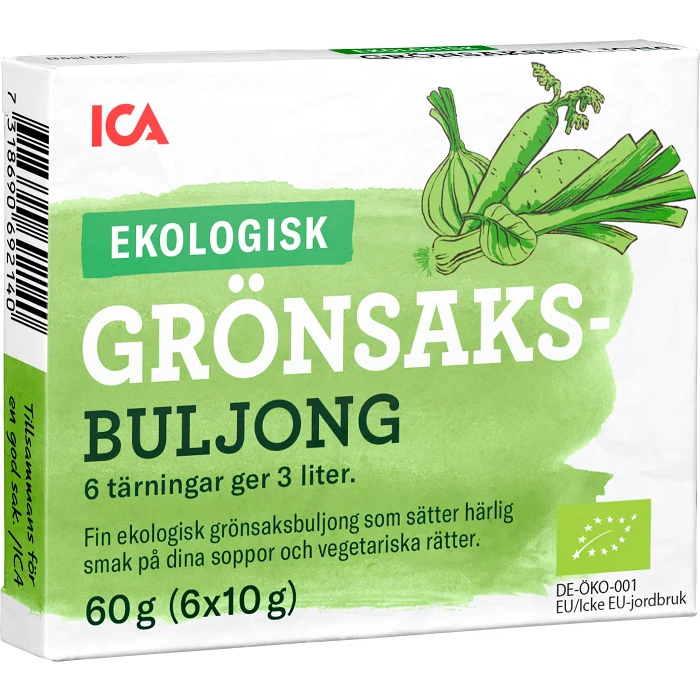 Grönsaksbuljong tärning eko ICA