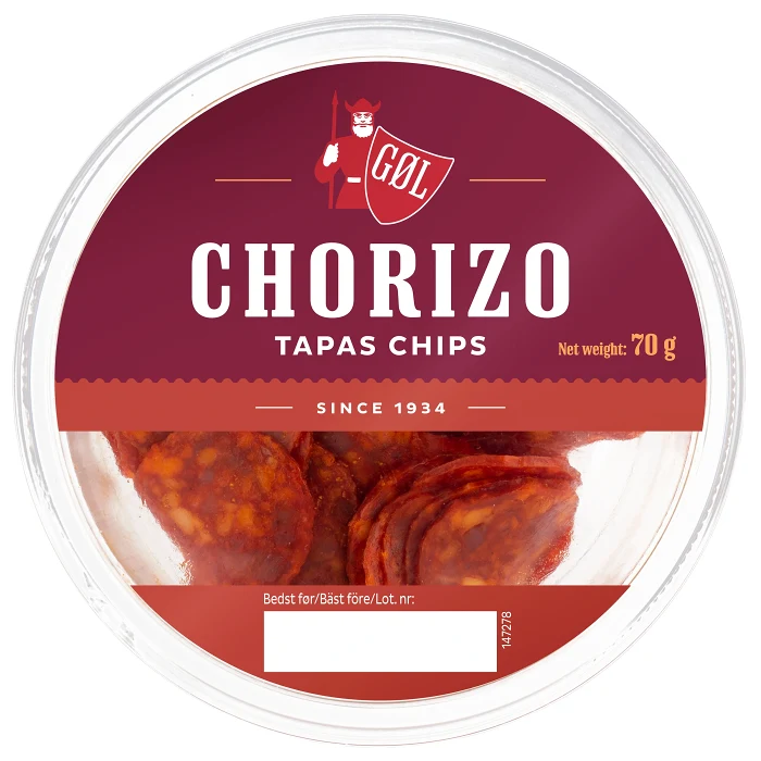 Tapas Chorizo Chips 70g Göl