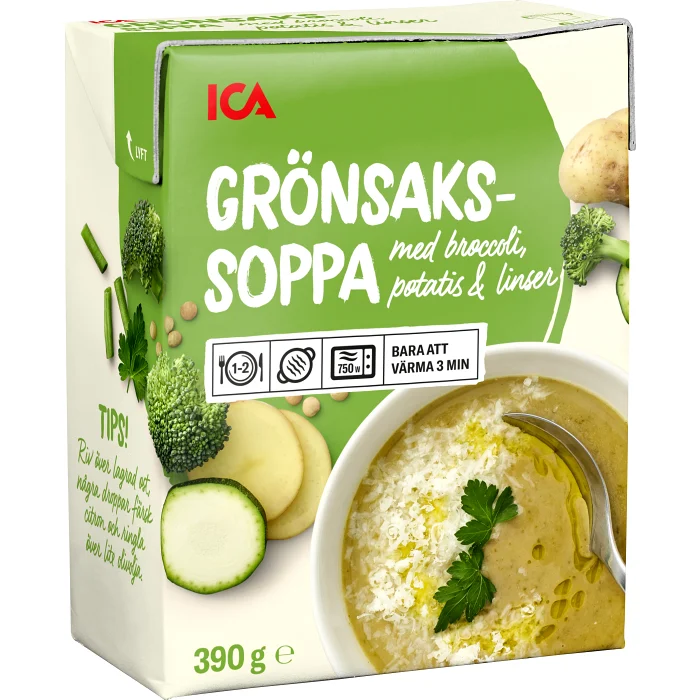 Grönsakssoppa 390g ICA