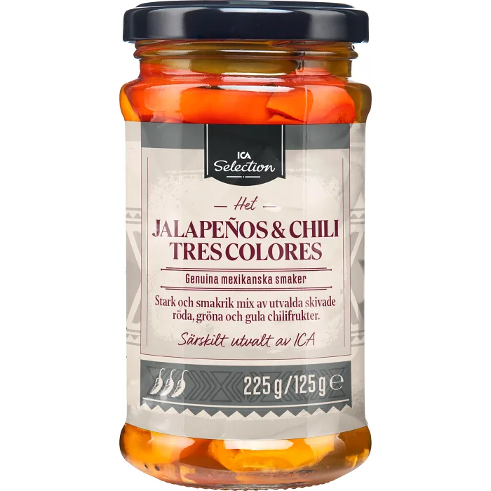 Jalapeño Tres Color 225g ICA Selection