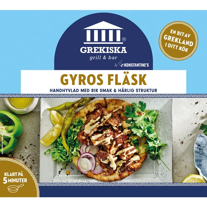 Gyros Färsk av Fläskkarré 275g Grekiska by Konstantine´s
